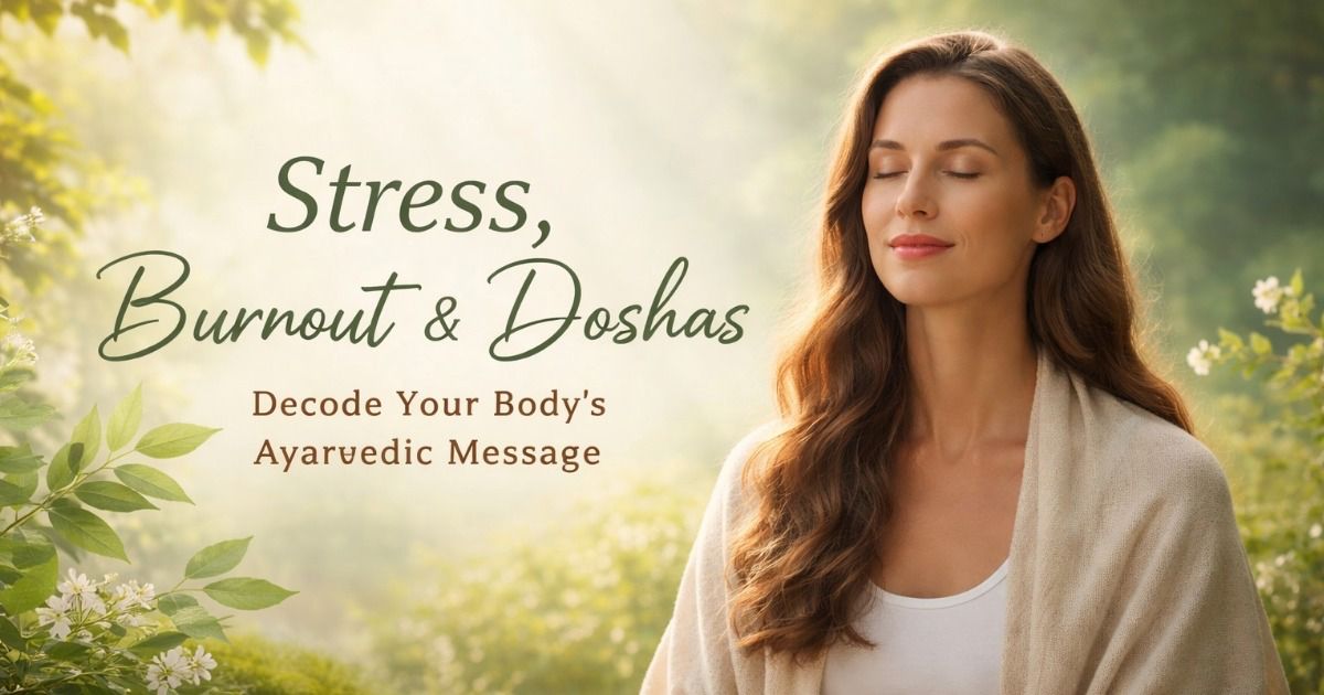 Stress and burnout healing through Ayurveda doshas