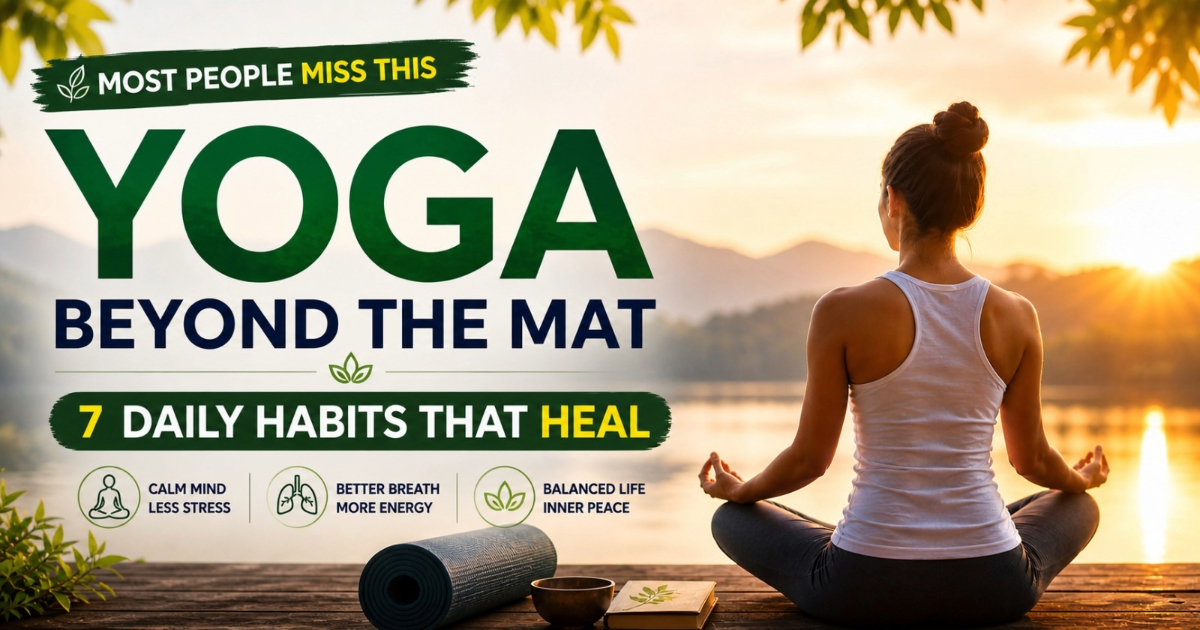Yoga beyond the mat simple daily habits for mindful living